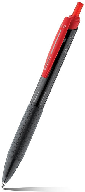 모나미 유성펜 FX ZETA 1.0mm, 레드, 6개