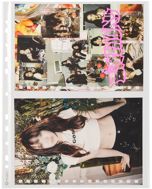 하이하바 포토카드 속지 37종 3공 바인더 미니포카북 사진앨범 스크랩북 씰스티커 엽서 월팸 인스 유희왕카드 띠부띠부씰 굿즈보관 띠부북, 2포켓(8x6), 10매