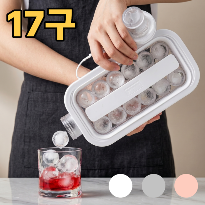 DUGN 휴대용 얼음 트레이 물병 겸용 2in1, 1개, 하양이