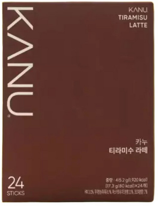 카누 티라미수 라떼 24개입 1박스, 17.3g