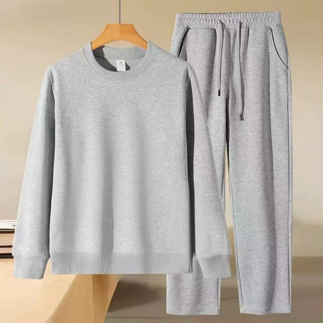 THE G&G남녀공용 맨투맨 긴팔티 면질 데일리 무직세트PJ