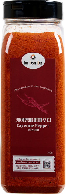더테이스트랩 케이엔 페퍼 분말 파우더 베트남 고운 고춧가루, 1개, 350g