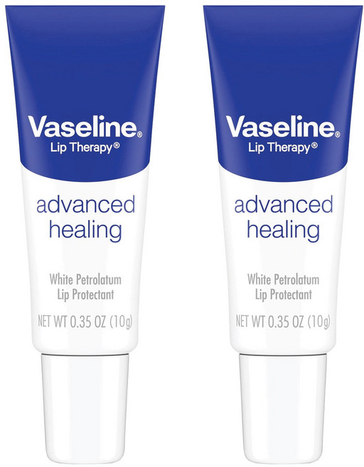 Vaseline 凡士林 深層滋潤護唇膏, 透明, 10g, 2條