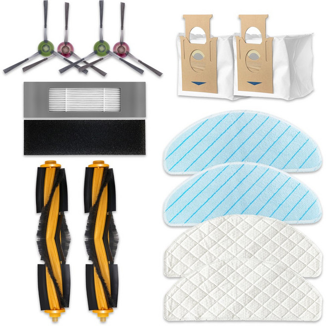 에코백스 로봇청소기 T9 T9AIVI 오즈모 소모품 물걸레 부품 오토엠티스테이션 먼지통, T9 물걸레, 1개