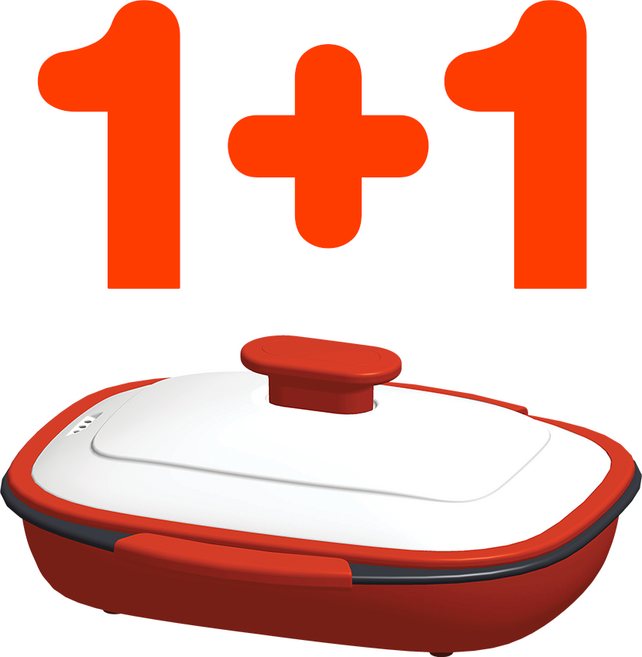 렌지쿡 스마트그릴, 1개, 오렌지