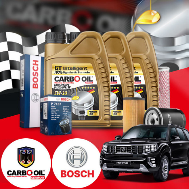 기아 모하비더마스터 3.0 디젤 엔진오일세트 독일산 카보엔진오일 프리미엄 골드 5W30