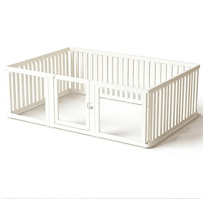 확장형 강아지 울타리 애견펜스 세트, 1개, 화이트