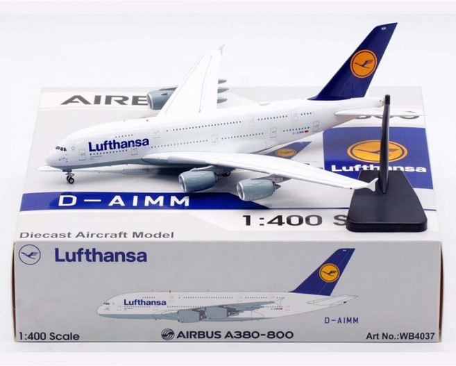 INFLIGHT Lufthansa A380-841 1/400 飛機模型 D-AIMM WB4037, 1個