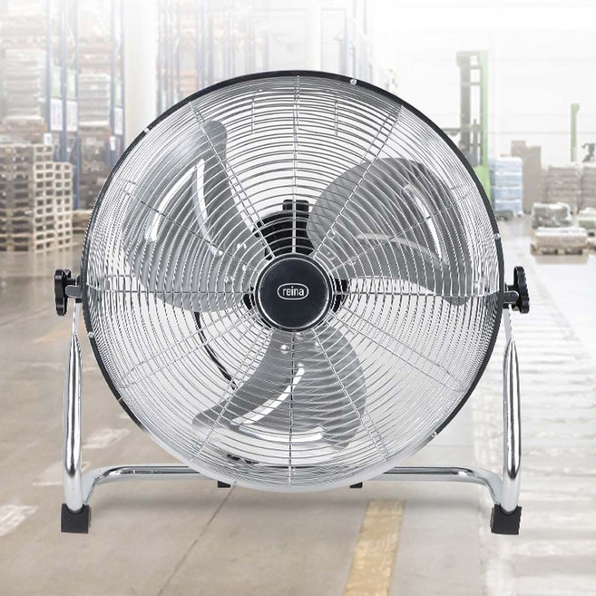 레이나 공업용 데스크팬 RF-S014 메탈선풍기 14인치 3엽날개30cm 상하 각도조절, 레이나 14인치 데스크팬 RF-S014