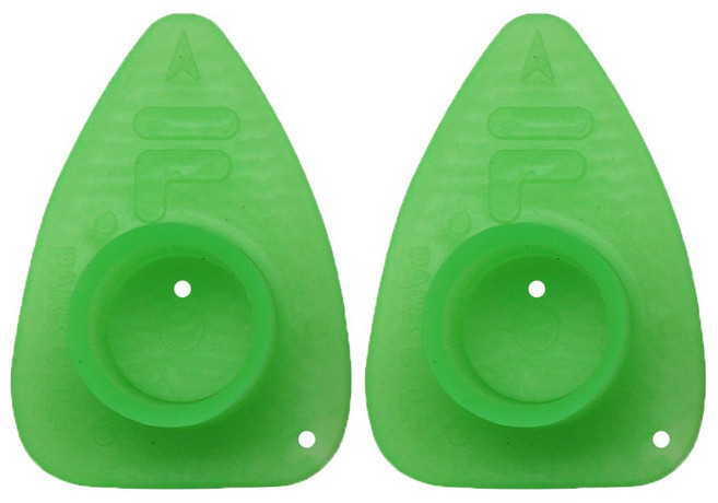 휠라 파크골프 에이밍 골프티 고무티 삼각티, 2개, 그린