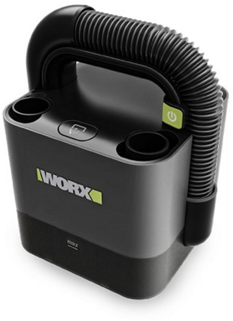 웍스 휴대용 자동차 실내 세차 청소기 충전식 무선 먼지 집진기 WU030.9 베어툴, 1개