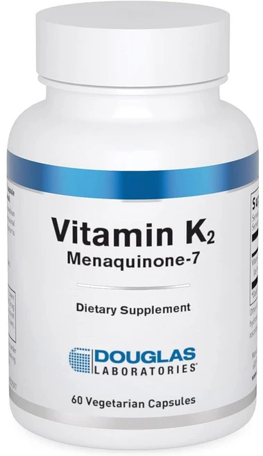 더글라스랩 비타민K2 메나퀴논7 캡슐 Douglas Laboratories Vitamin K2 Menaquinone-7, 1개, 60정 - 쿠팡