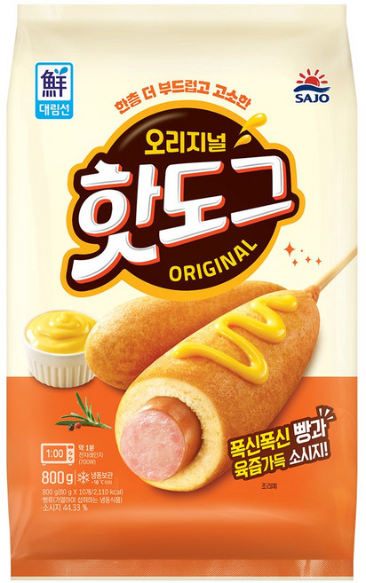 [사조대림] 대림선핫도그 800g X 1개 간식핫도그SB2