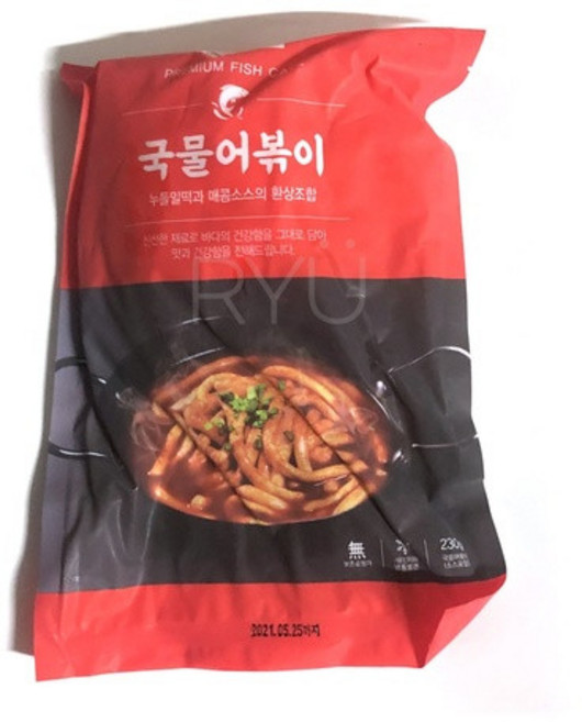 콜딩 진어전 매콤 국물어볶이 230g 어묵면 간편조리용 소스포함, 1개