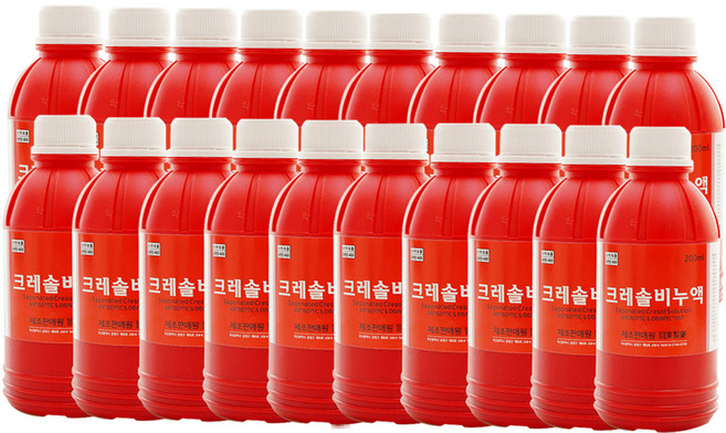 크레졸 크레솔 비누액 소독약 살균 200ml 유해동물 20개