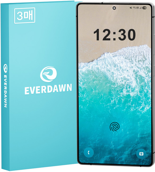 에버던 자가복원 이지핏 HD EPU 휴대폰 액정보호필름 3p, 1세트