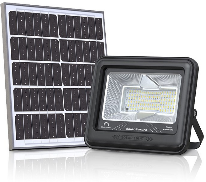 나눔조명 태양광 투광등 벽등 가로등 정원등 투광기 보안등 LED 태양열 조명 주차장 외등 벽부등 센서등, 태양광 투광등 MJ-L 100W (흰빛+노란빛 겸용)