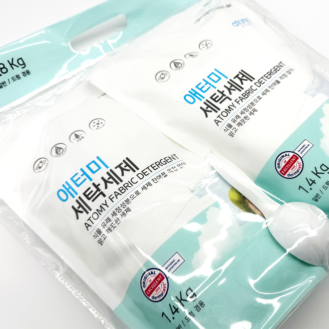 애터미 세탁세제 1.4kg 2개
