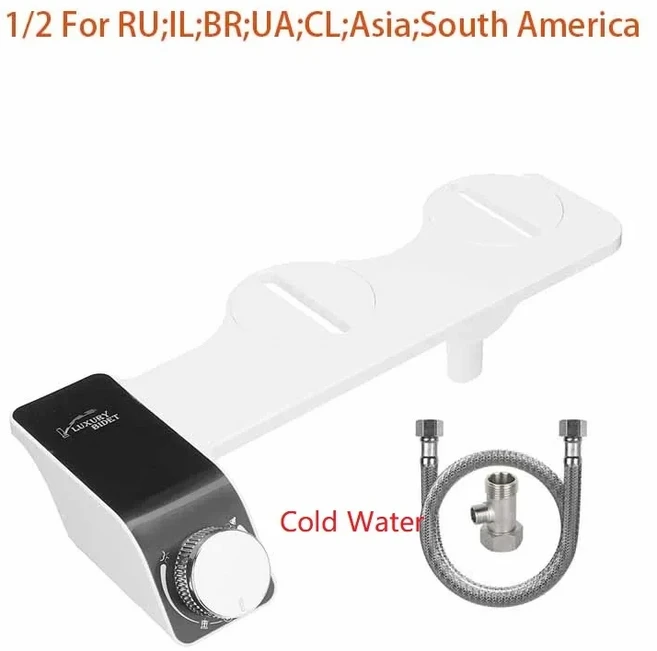 SAMODRA 비데 부착물 비전기 냉수 변기 시트 압력 제어 개폐식 셀프 클리닝, 01 1-2 RU IL BR CL Asia