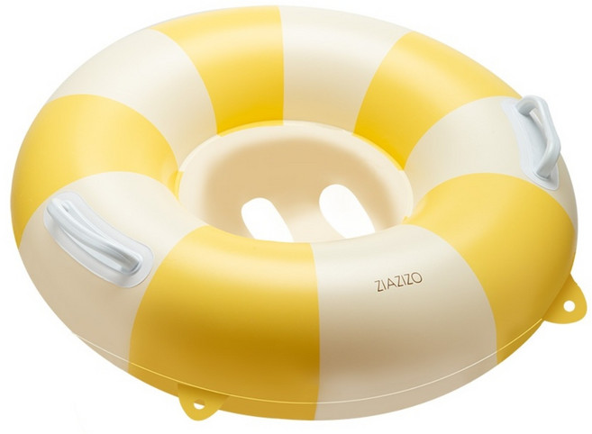 지아지조 스윔링 베이비 보행기튜브 물놀이 튜브, 베이비(보행기)옐로우, 1개