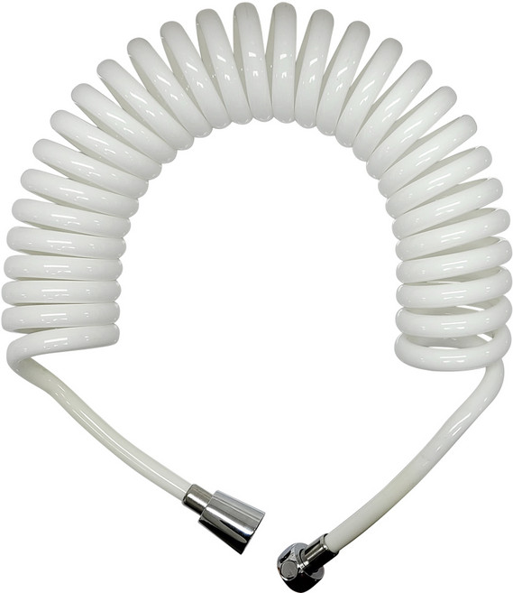 로얄통상 스프링 코일호스, 5m, 화이트