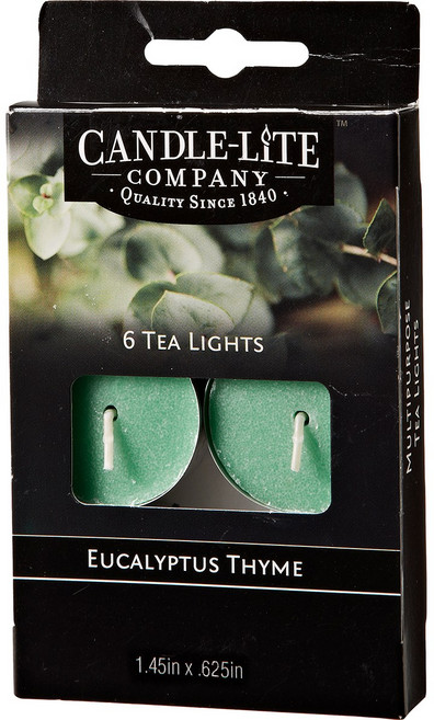 캔들라이트 티라이트 향초, 6개, 68g, 유칼립투스타임
