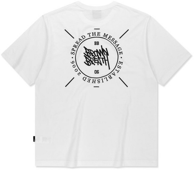 브라운브레스 STAMP TAG TEE - 화이트