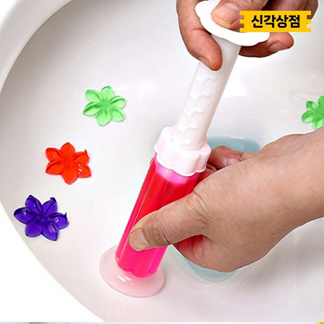 4P세트 변기젤 화장실 세정제 냄새제거 클리너 탈취제 방향제, 4색세트