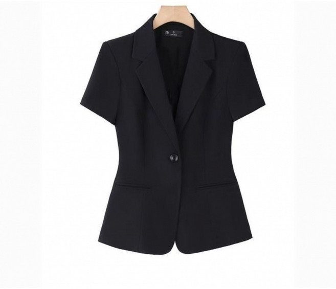 해피유통 여성 반팔 블레이저 클래식 슬림핏 디자인XG05