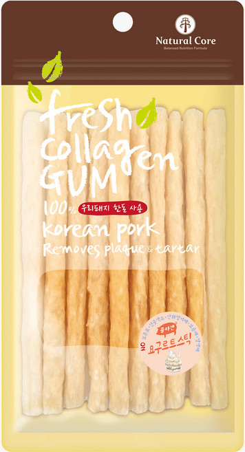 내추럴코어 콜라겐 요구르트 스틱 20P 애견간식 개껌, 요구르트 맛, 100g, 1개