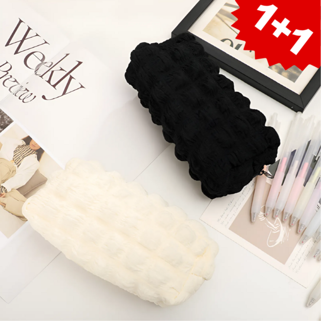 린델 1+1 화장품 메이크업 구름 파우치 새학기 필통 여행 이너백