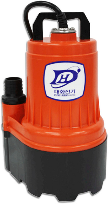대화 특대형 수중펌프 DPW180-24 수동 배터리용 24V 전선10M 급배수 농업용, 1개