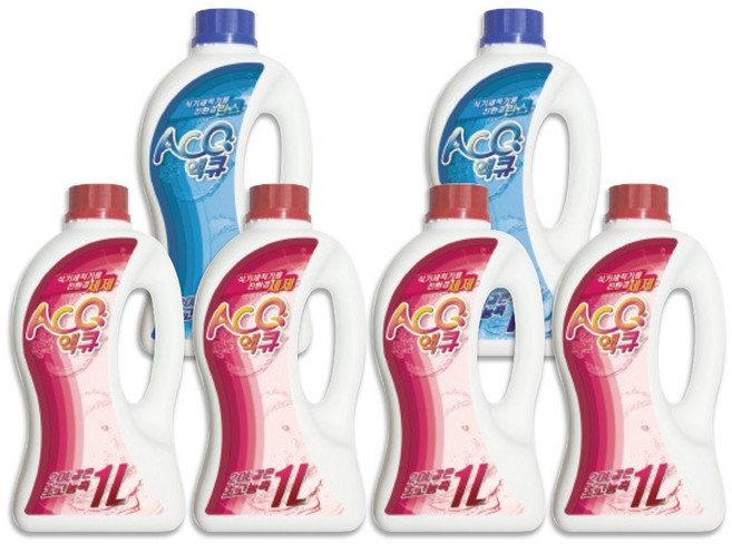 업소용 액큐 고농축 1L 세제 4개 린스 2개 세트 식기세척기용 원액 세제 린스, 1개