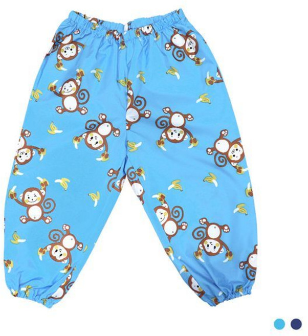 유아동 미술 가운 방수바지 놀이 앞치마-몽키 바나나kt2512