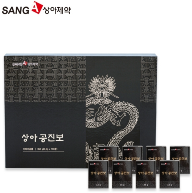 [상아제약] 프리미엄 상아 공진보 3.5g x 100환 명절선물 부모님 할아버지 할머니 건강 선물, 100개