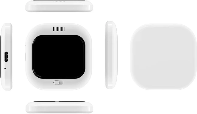 탑션 미니폰 브이로그 셀카 모니터 스크린 클립 마운트 아이폰 후면 카메라 호환, 01 H1 WHITE