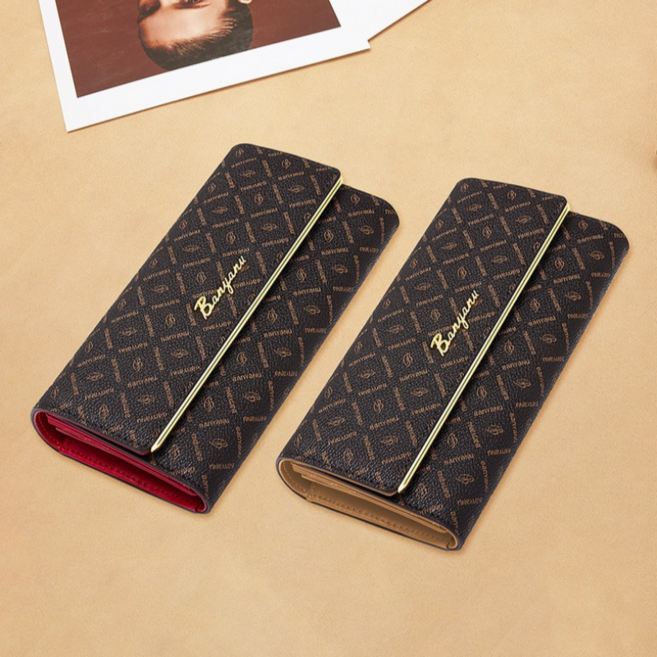 프리미엄 여성 심플 모던 장지갑 BYN-1699