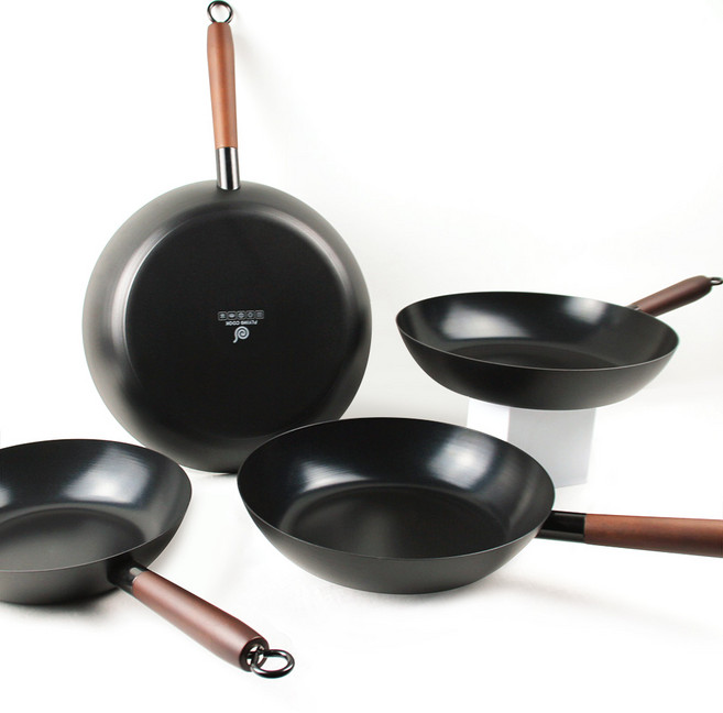 [고급 질화철 불소코팅] 인덕션 후라이팬 프라이팬 무쇠 후라이펜 보완한 인덕션용 24 26 28 30, 1개, 28cm