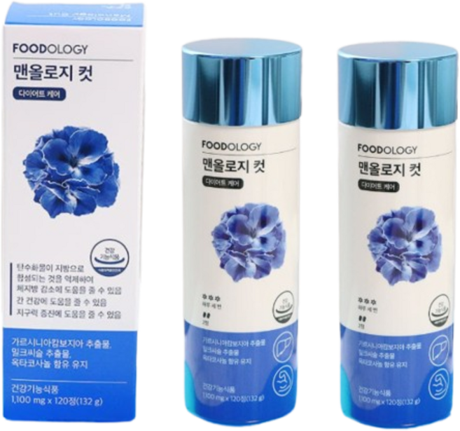 푸드올로지 맨올로지컷 다이어트 보조제, 160정, 1개