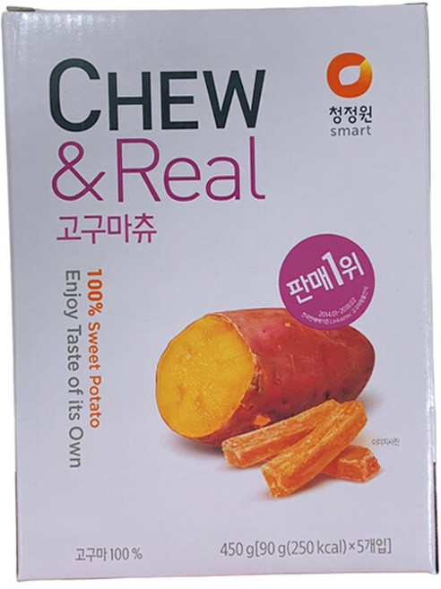 청정원 고구마츄 90g x 5, 5개