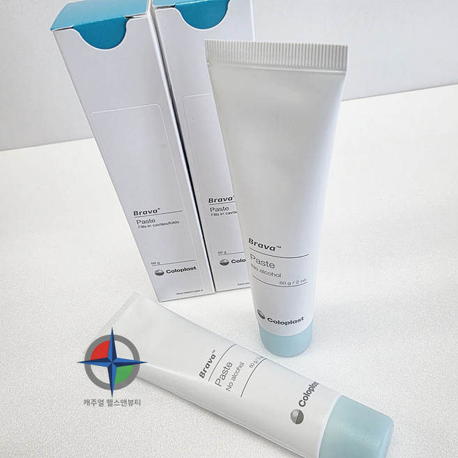 [캐주얼헬스] 콜로플라스트 브라바 틈막이 장루연고 60g 12050 장루용품 (알콜솜1매증정), 1개