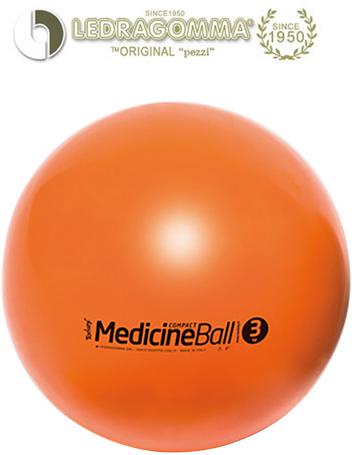 레드라곰마 짐내스틱 메디슨볼 17.5cm 오렌지 메디신볼 헬스 이태리 명품, 1개