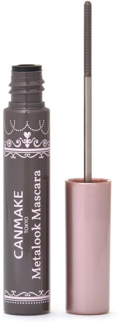 CANMAKE Metalook Mascara 超細金屬梳睫毛膏 03 甜心黑 防水防汗 持久捲翹, 03 Sweet Black 甜心黑, 1個
