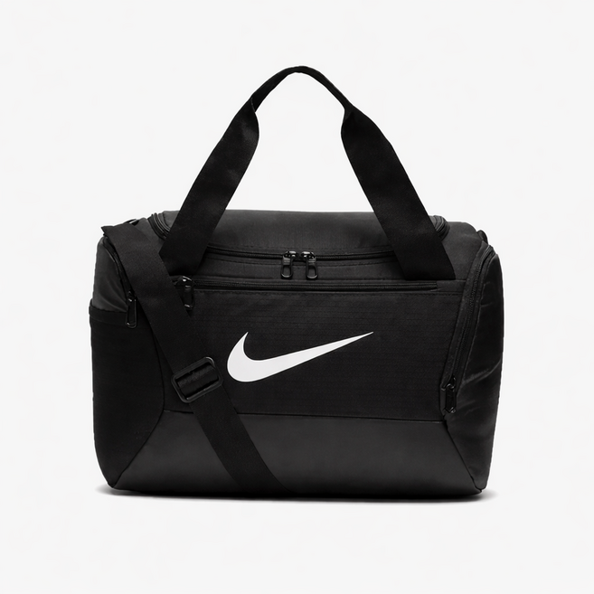 나이키 ) 가방 브라질리아 9.5 더블팩 스포츠 여행 축구 헬스 유틸리티 더블 짐 가방, 블랙, 1개