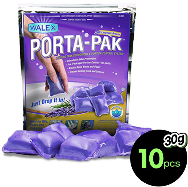 포타팩 용변분해제 PORTA-PAK 10개팩, 라벤더, 10개