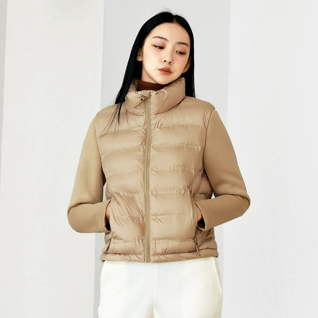 몬스터캐나다 여성 하이브리드경량패딩 점퍼 빅사이즈
