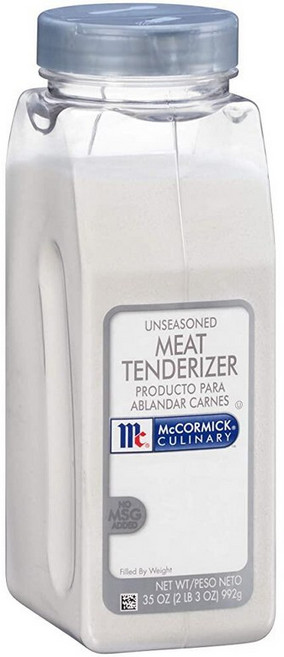 McCormick Culinary 비시즈닝 고기 연화기 992.2g(35온스) - 연화제 시즈닝 용기 1개 뼈가 떨어지는 고기에 적합, 양념하지 않은 고기 연화제, 992.2g