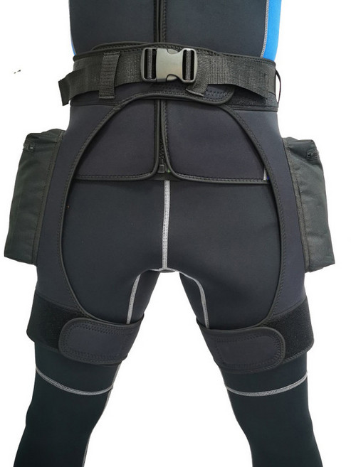 남성용 3mm 네오프렌 다이빙 반바지 스쿠버 프리다이빙 서핑 수영용 포켓 장착 통기성 좋은 여름 해양 스포츠 슈트, 블랙