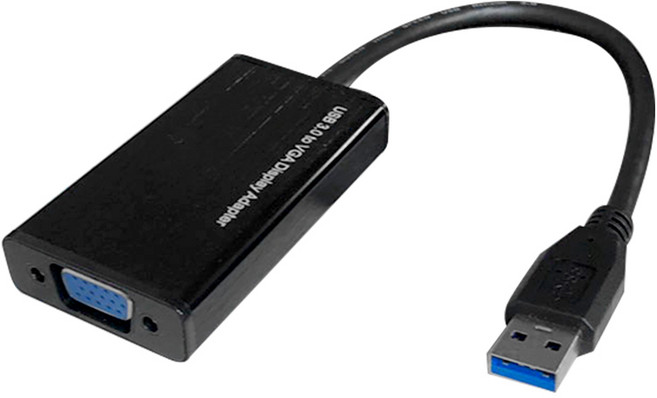 USB3.0 to VGA 노트북 외장그래픽카드 PC 변환젠더