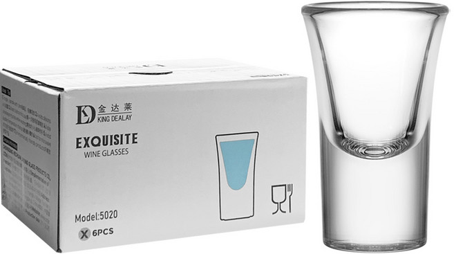 金达莱 子彈玻璃杯, 6個
